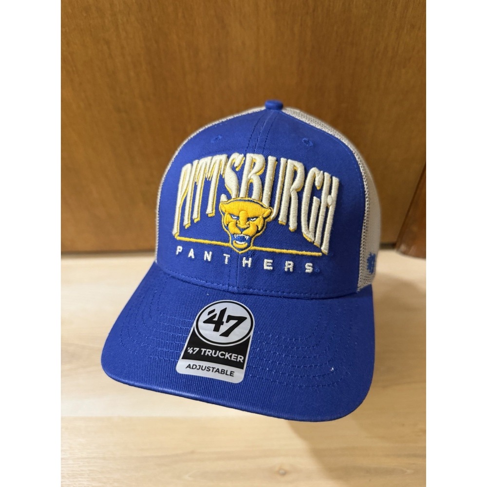 47 Pitt University Panthers Trucker Hat Mesh Pittsburgh Classic Trucker Cap
